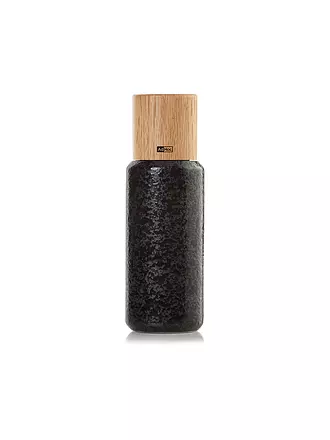 AD HOC | Salz- / Pfeffermühle YARA 18cm Keramik Black / Holz | dunkelgrün