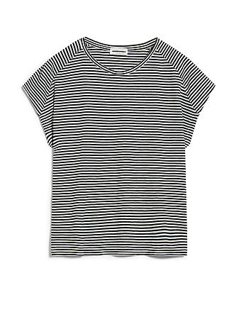 ARMEDANGELS | T-Shirt ONELIAA LOVELY STRIPES | schwarz