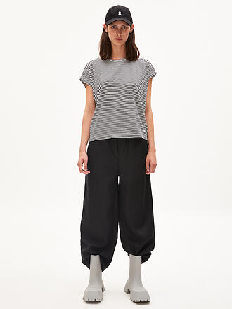 ARMEDANGELS | T-Shirt ONELIAA LOVELY STRIPES | schwarz