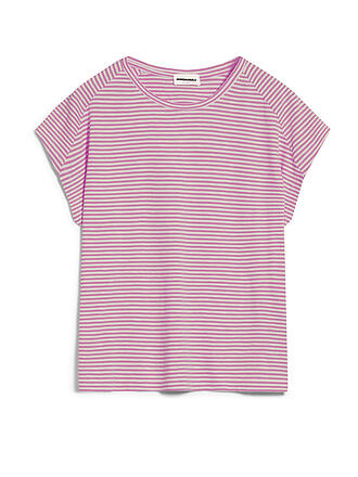 ARMEDANGELS | T-Shirt ONELIAA LOVELY STRIPES | schwarz