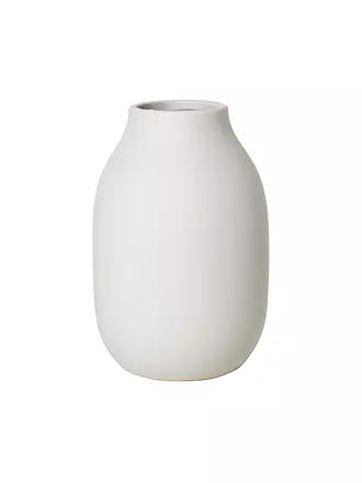 BLOMUS | Keramik Vase COLORA Small 15cm Moonbeam | dunkelgrün