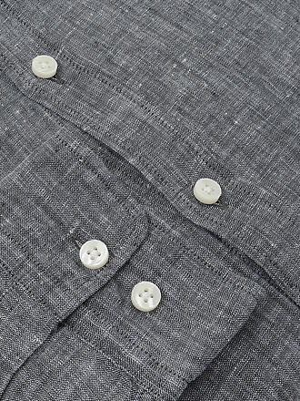 BOSS | Leinenhemd Regular Fit CHAMBRAY | hellgrau