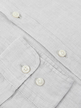 BOSS | Leinenhemd Regular Fit CHAMBRAY | hellblau