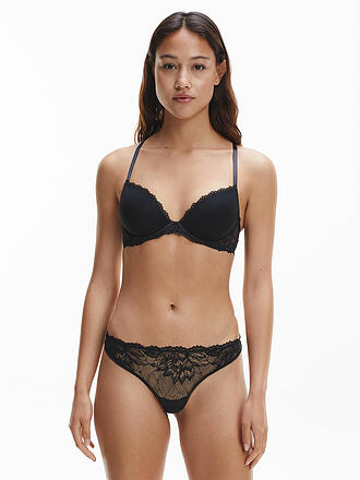 CALVIN KLEIN | Push Up BH Seductive Comfort black | schwarz