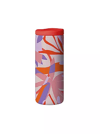 CHIC.MIC | Thermosbecher - Edelstahlbecher Slide Cup NEO 0,35l  Soft Florals | koralle