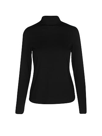 COMMA IDENTITY | Rollkragen Langarmshirt | schwarz