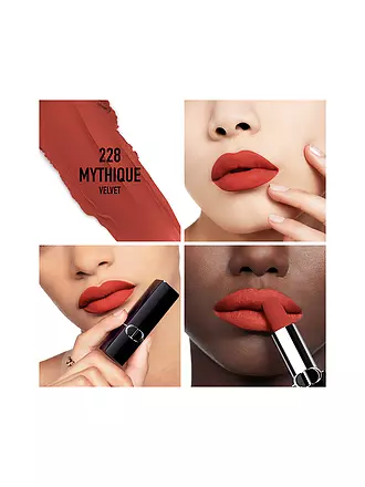DIOR | Lippenstift - Rouge Dior Velvet Lipstick (500 Nude Soul) | dunkelrot