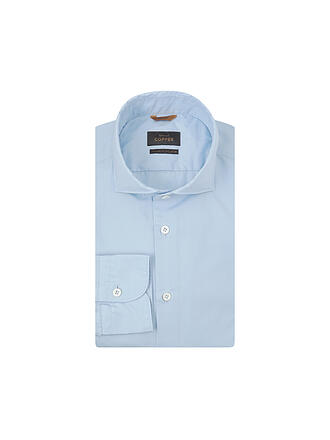 EDWARD COPPER | Hemd Tailored Fit | hellblau