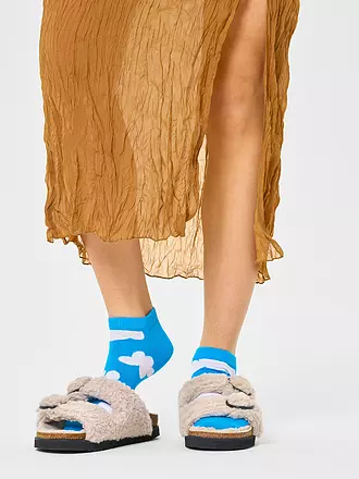 HAPPY SOCKS | Damen Sneaker Socken CLOUDY 36-40 light blue | hellblau