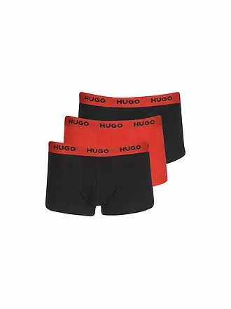 HUGO | Pants 3er Pkg schwarz rot | 
