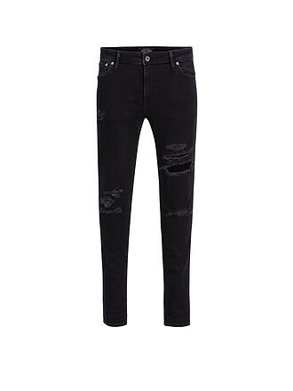JACK & JONES | Jeans Skinny Fit JJILIAM JJORIGINAL | schwarz