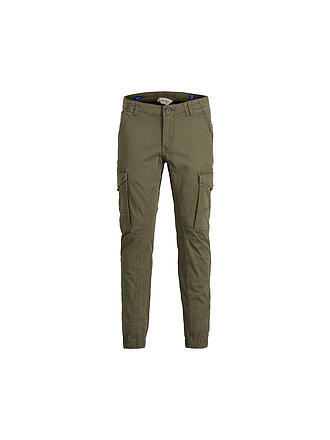 JACK & JONES | Jungen Cargohose Slim Fit JJIPAUL | olive