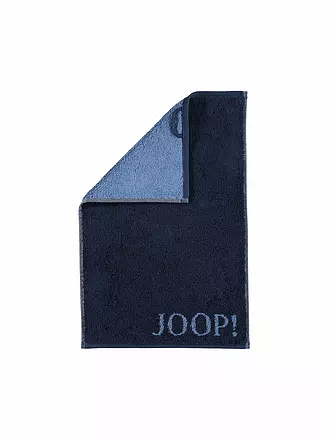 JOOP | Gästetuch Doubleface 30x50cm (Anthrazit) | dunkelblau