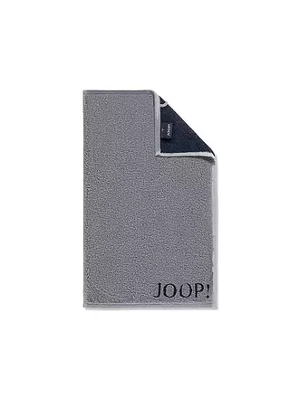 JOOP | Gästetuch Doubleface 30x50cm (Anthrazit) | hellblau