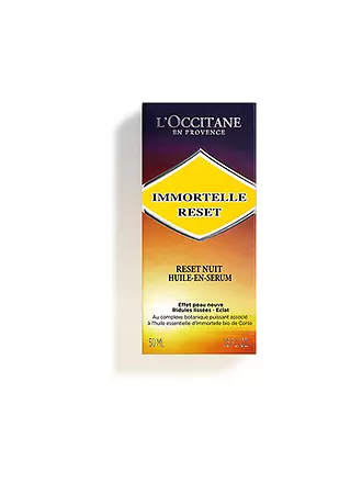 L'OCCITANE | Immortelle Reset Overnight Öl-in-Serum 50ml | 