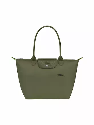 LONGCHAMP | Le Pliage Green Shopper Medium, Graphite | olive