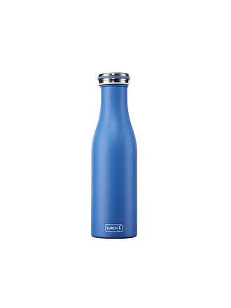 LURCH | Isolierflasche - Thermosflasche Edelstahl 0,5l  Orange | blau
