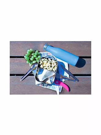 LURCH | Isolierflasche - Thermosflasche Edelstahl 0,5l Pink | blau