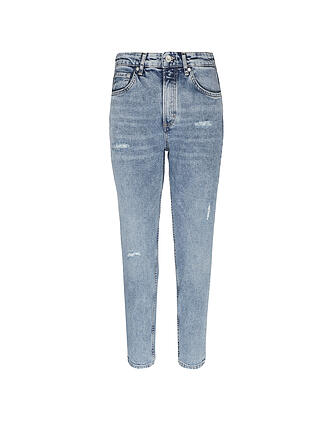 MARC O'POLO | Highwaist Jeans Slim Fit 7/8 MALA | blau