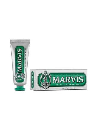 MARVIS | Zahnpasta - Classic Strong Mint 25ml | hellblau