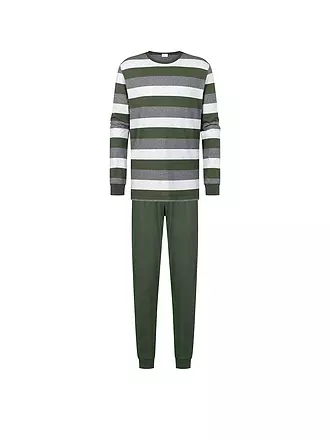 MEY | Pyjama | dunkelgrün
