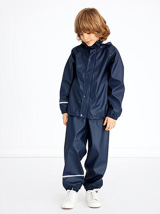 NAME IT | Jungen Regenanzug Set | blau