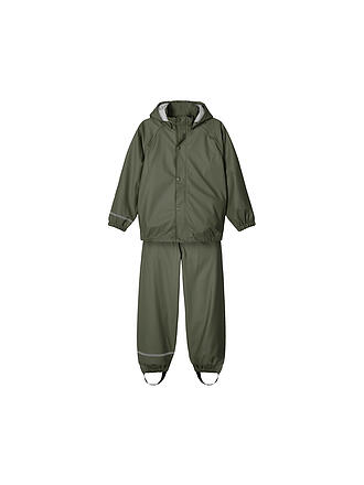 NAME IT | Jungen Regenanzug Set | olive