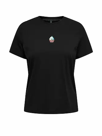 ONLY | T-Shirt ONLFOODIE | schwarz