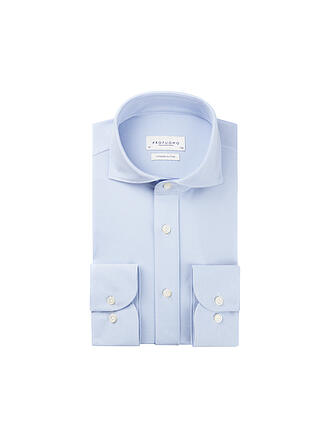 PROFUOMO | Jerseyhemd Slim Fit JAPANESE KNIT | hellblau