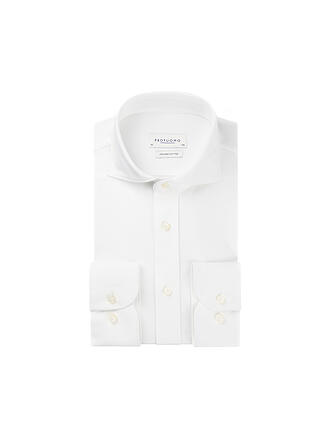 PROFUOMO | Jerseyhemd Slim Fit JAPANESE KNIT | weiss