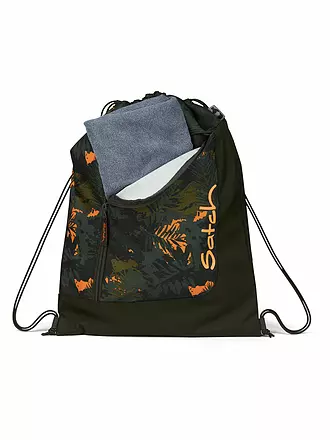 SATCH | Sportbeutel - Gym Bag Ninja Matrix | dunkelgrün