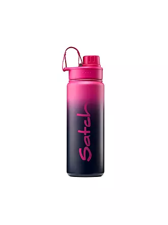SATCH | Trinkflasche Pink Graffiti | dunkelblau