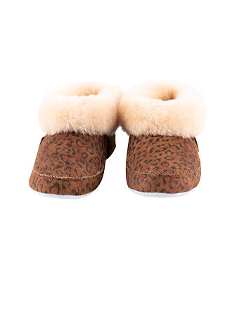 SHEPHERD OF SWEDEN | Hausschuhe - Schaffellpantoffeln Emmy | camel