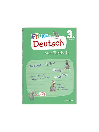 TESSLOFF VERLAG | Testheft - Fit für Deutsch 3. Klasse | keine Farbe