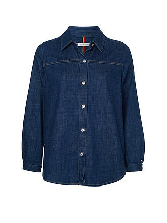 TOMMY HILFIGER | Jeansbluse - Overshirt | blau