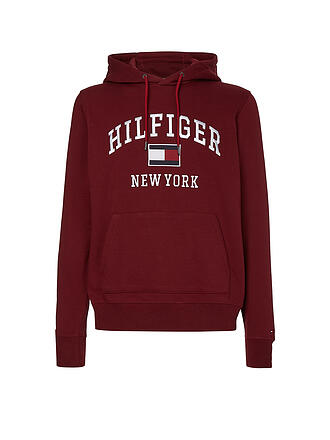 TOMMY HILFIGER | Kapuzensweater - Hoodie MODERN VARSITY | rot