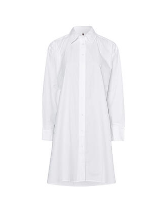 TOMMY HILFIGER | Minikleid - Hemdblusenkleid | weiss