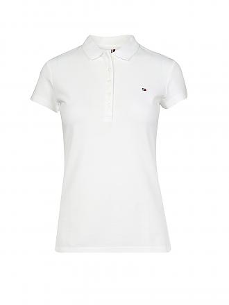 TOMMY HILFIGER | Poloshirt Slim Fit New Chiara | weiss