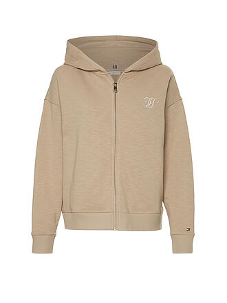 TOMMY HILFIGER | Sweatjacke Relaxed Fit | beige