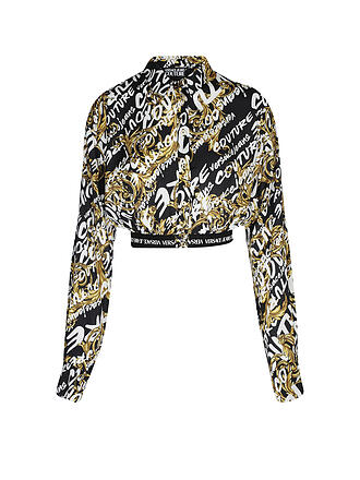 VERSACE JEANS COUTURE | Bluse Cropped Fit | schwarz