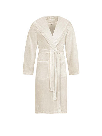VOSSEN | Bademantel - Saunamantel LYNN Ivory | orange