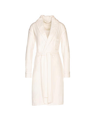 VOSSEN | Damen Nikivelour Bademantel Vivienne Ivory | rosa