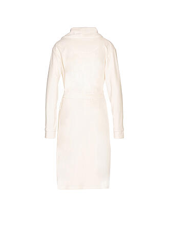 VOSSEN | Damen Nikivelour Bademantel Vivienne Ivory | rosa