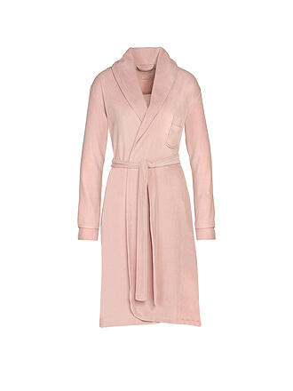 VOSSEN | Damen Nikivelour Bademantel Vivienne Sea Lavender | creme