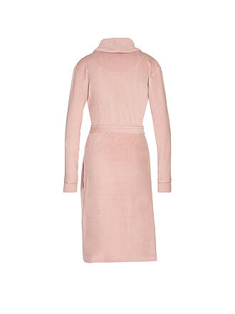 VOSSEN | Damen Nikivelour Bademantel Vivienne Sea Lavender | creme