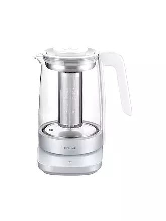 ZWILLING | Wasserkocher mit Teeeinsatz 1,7l Glas / Weiss | 