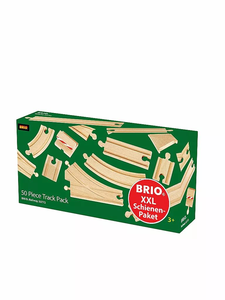 BRIO | Schienenset 50-tlg. XXL | keine Farbe