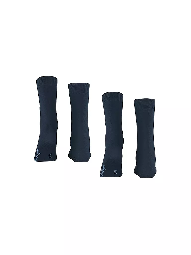 BURLINGTON | Damen Socken EVERYDAY 2-er Pkg. 36-41 marine | blau