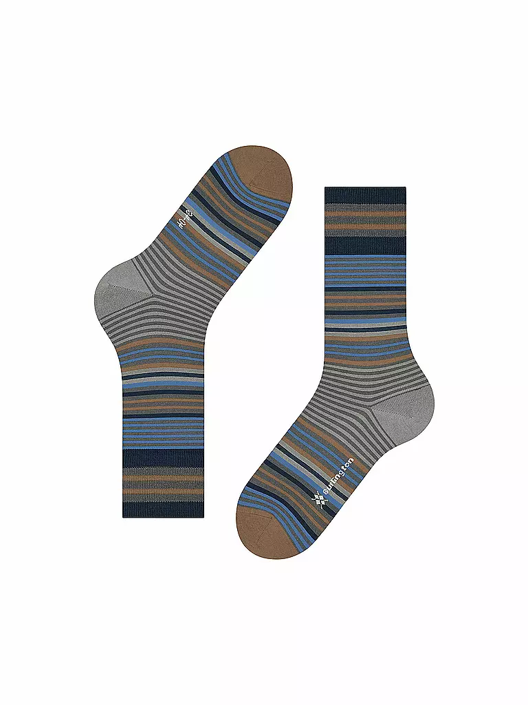 BURLINGTON | Herren Socken STRIPE 40-46 dark grey | bunt
