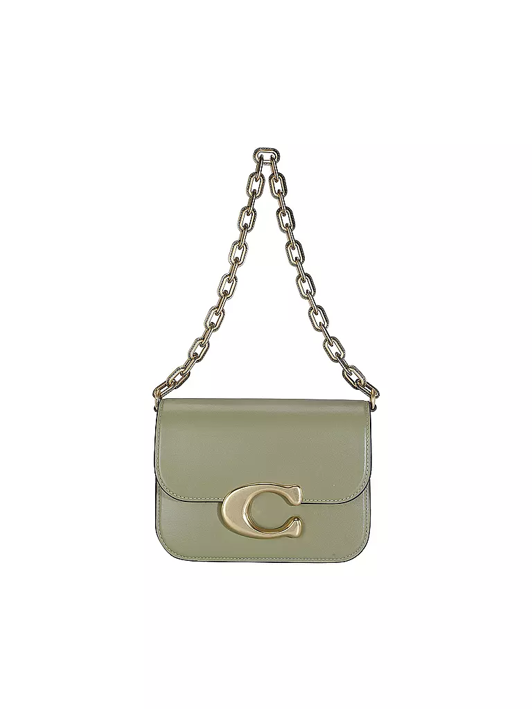 COACH | Ledertasche - Mini Bag IDOL | olive